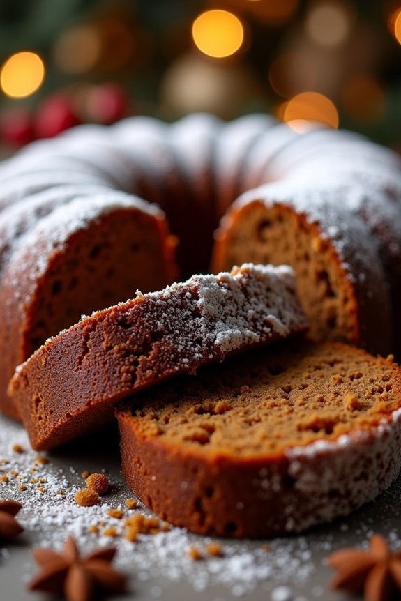 cozy spiced gingerbread delight