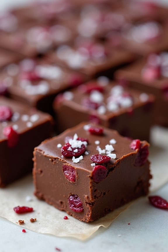 cranberry chocolate fudge recipe