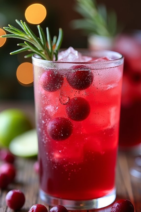 cranberry gin fizz delight
