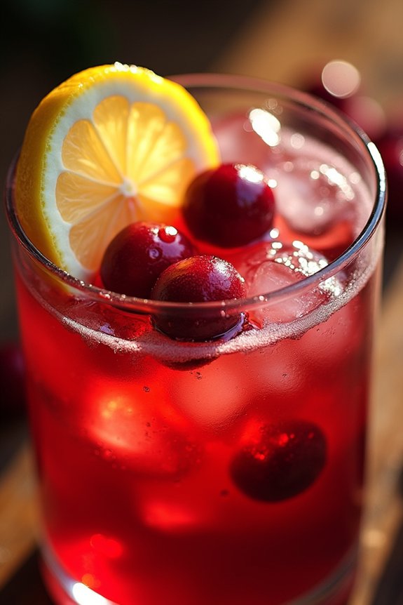 cranberry infused whiskey cocktail recipe