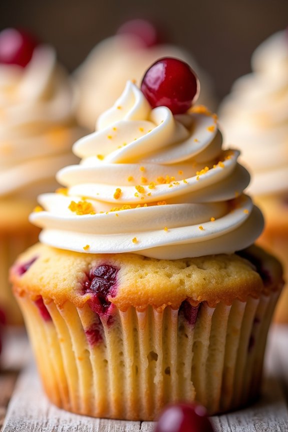 cranberry orange cupcakes recipe
