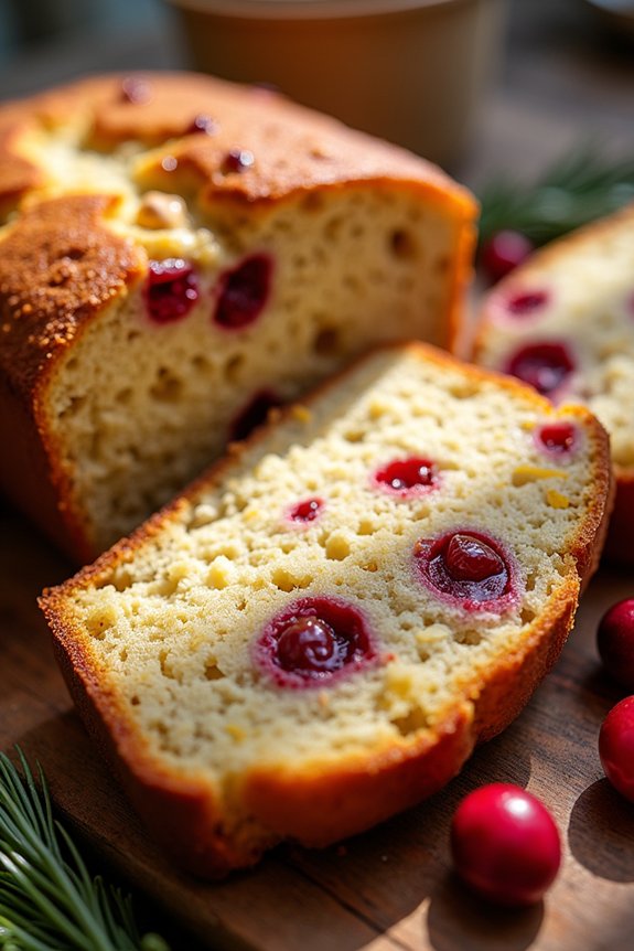 cranberry orange holiday bread