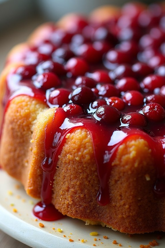 cranberry orange holiday cake