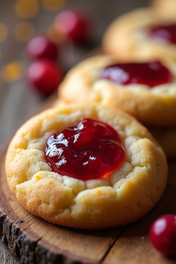 cranberry orange holiday cookies