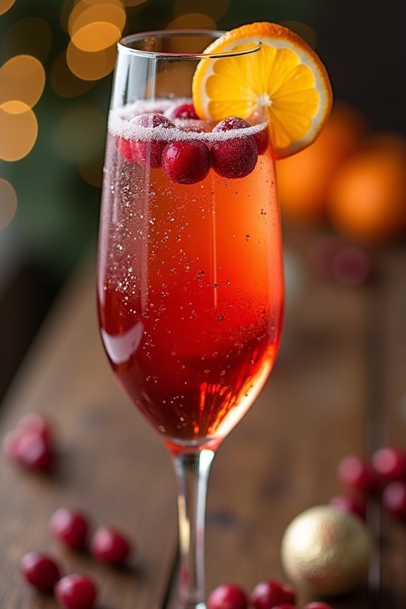 cranberry orange mimosa cocktail recipe