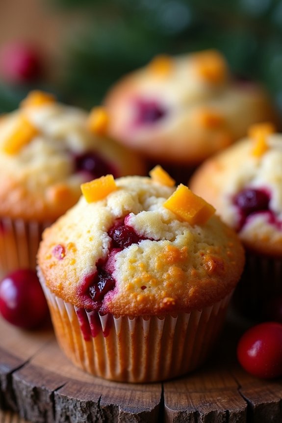 cranberry orange muffin delight