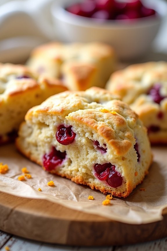 cranberry orange scones recipe