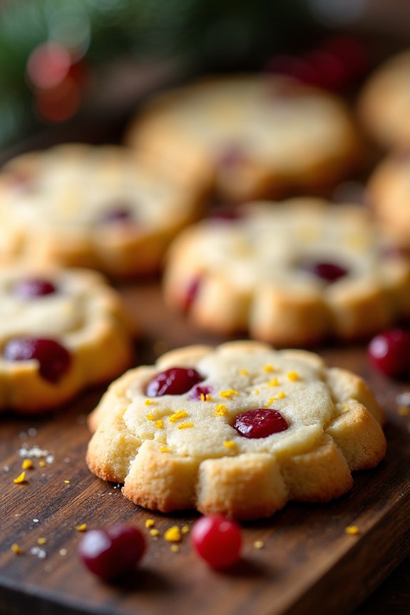cranberry orange shortbread recipe