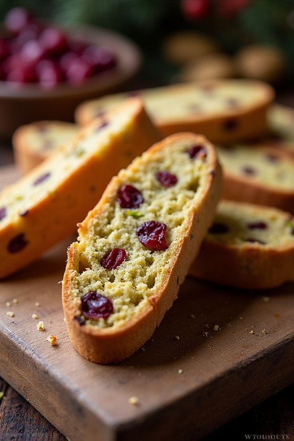 cranberry pistachio biscotti recipe