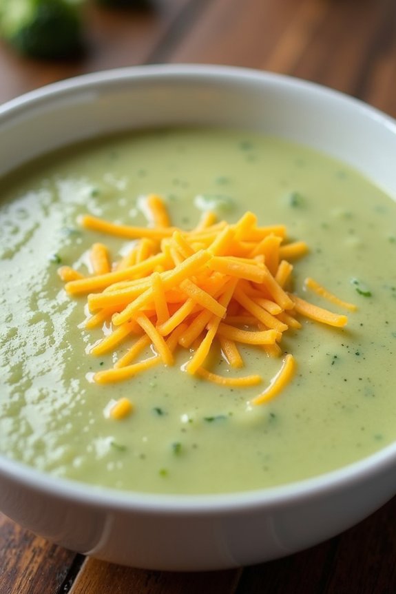 creamy broccoli cheddar soup