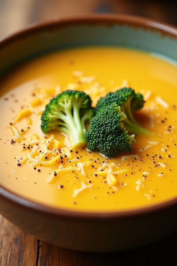 creamy broccoli cheddar soup