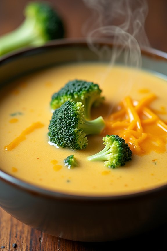 creamy broccoli cheddar soup