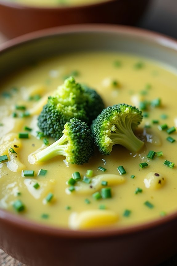 creamy broccoli potato soup
