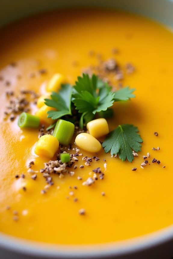 creamy butternut squash chowder
