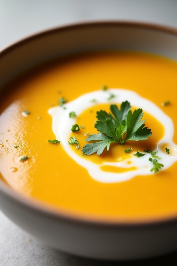 creamy butternut squash soup