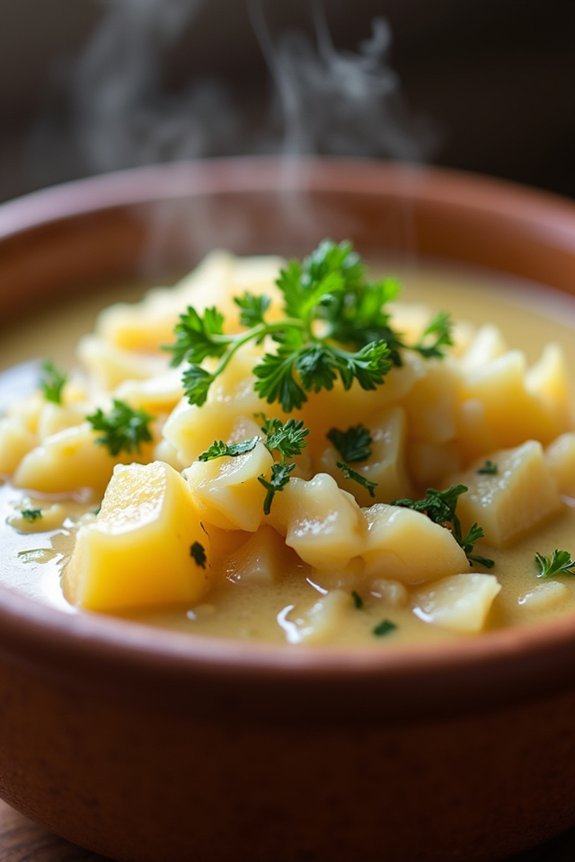 creamy cabbage potato stew