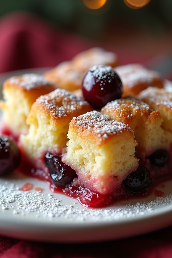 creamy cherry chocolate pudding