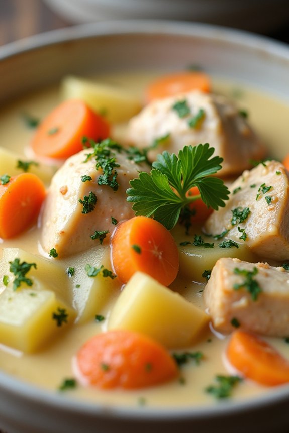 creamy chicken potato comfort
