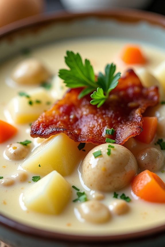 creamy clam chowder recipe