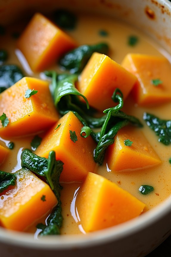 creamy coconut sweet potato stew