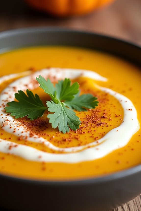 creamy collagen pumpkin soup