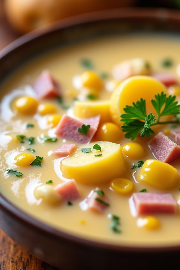creamy comforting potato soup