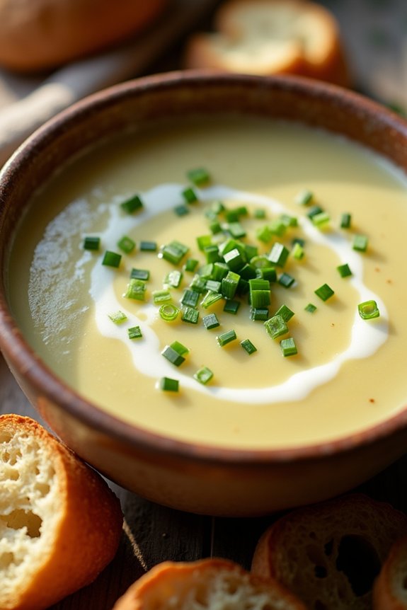 creamy comforting potato soup