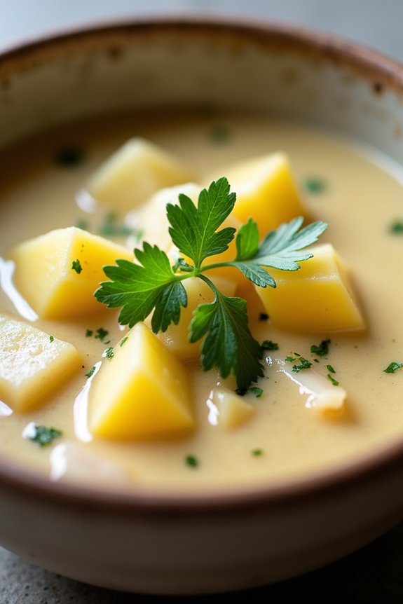 creamy comforting potato stew