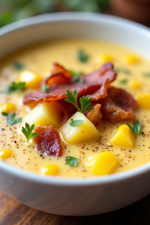 creamy flavorful corn chowder