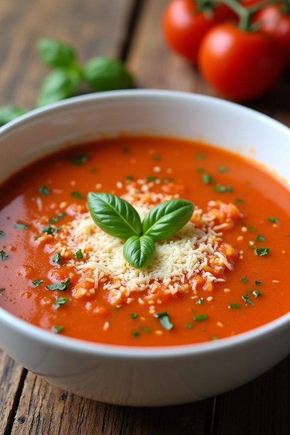 creamy flavorful tomato soup