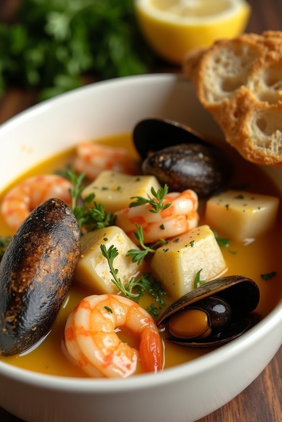 creamy french seafood stew