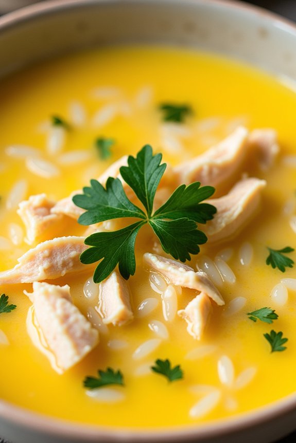 creamy ginger lemon soup