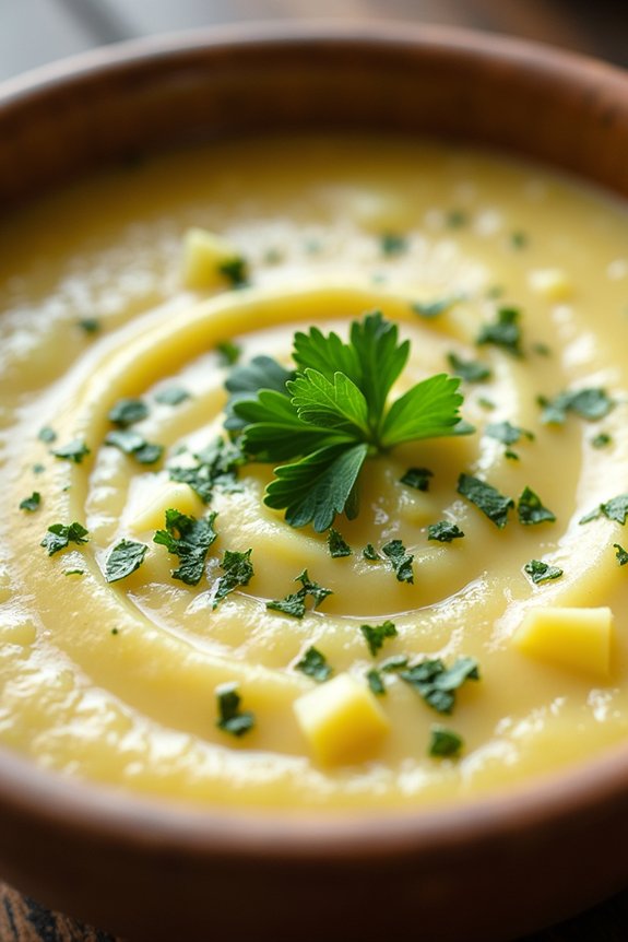 creamy herbed vegetable soup