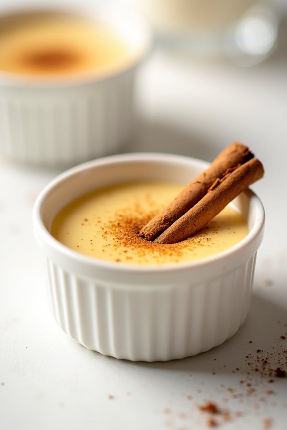 creamy holiday eggnog dessert