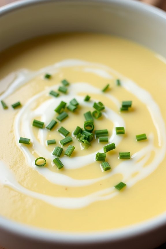 creamy leek potato soup