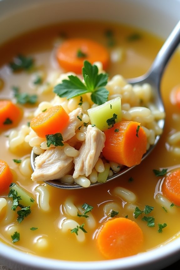 creamy lemon chicken soup