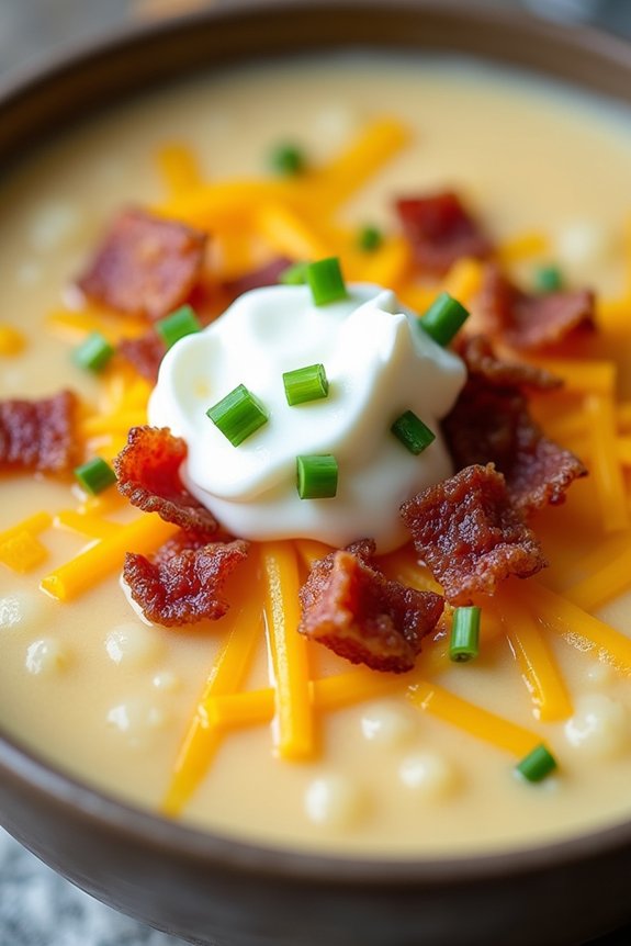 creamy loaded potato soup