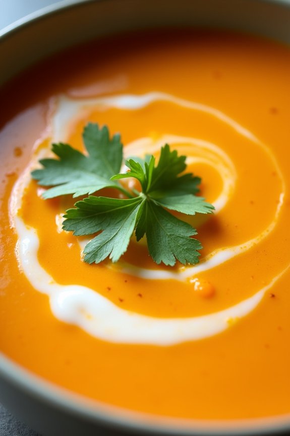 creamy nourishing carrot soup