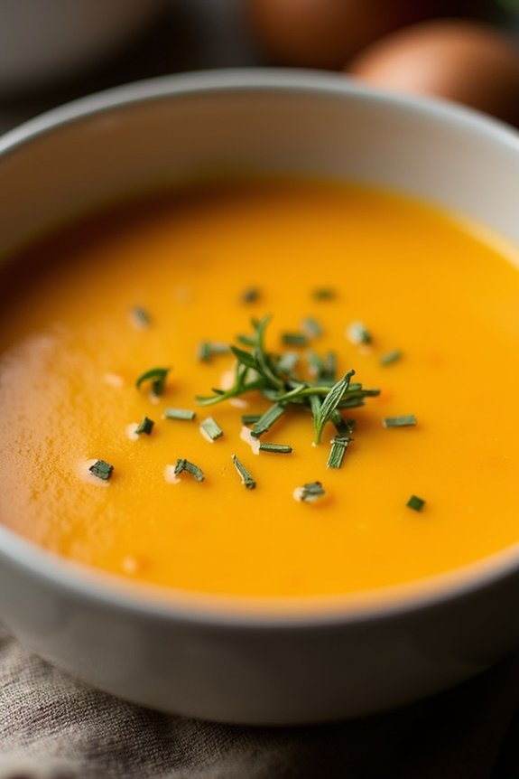 creamy nutritious butternut squash soup