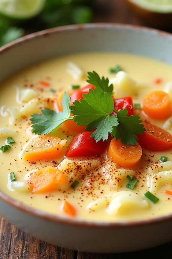 creamy nutritious cabbage soup