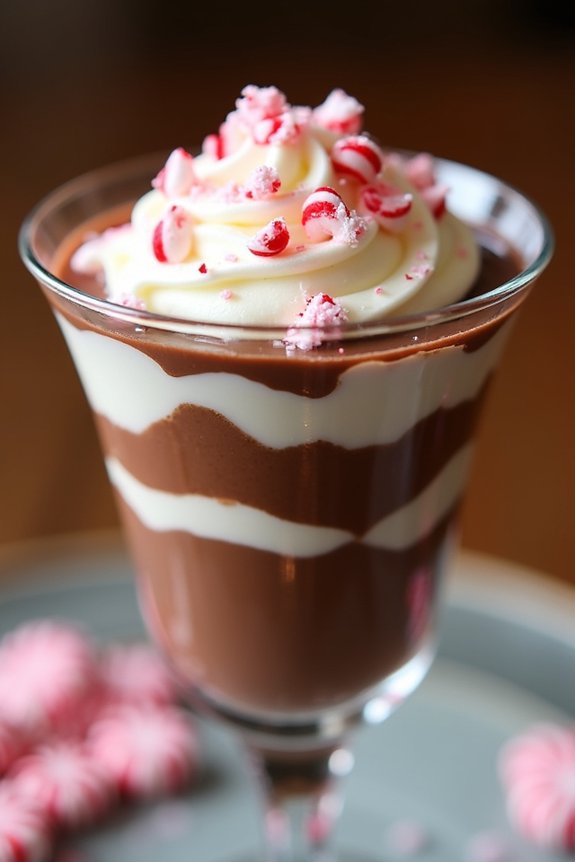 creamy peppermint chocolate delight