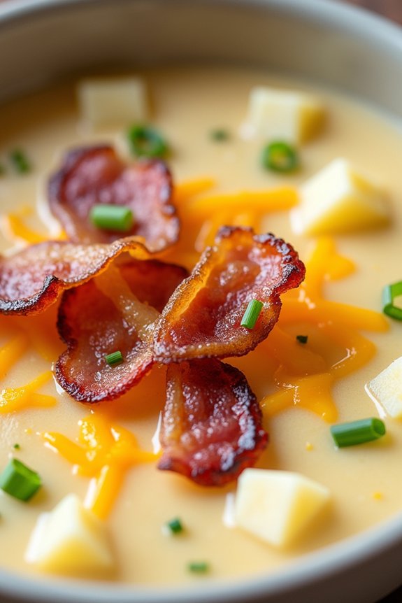creamy potato bacon soup