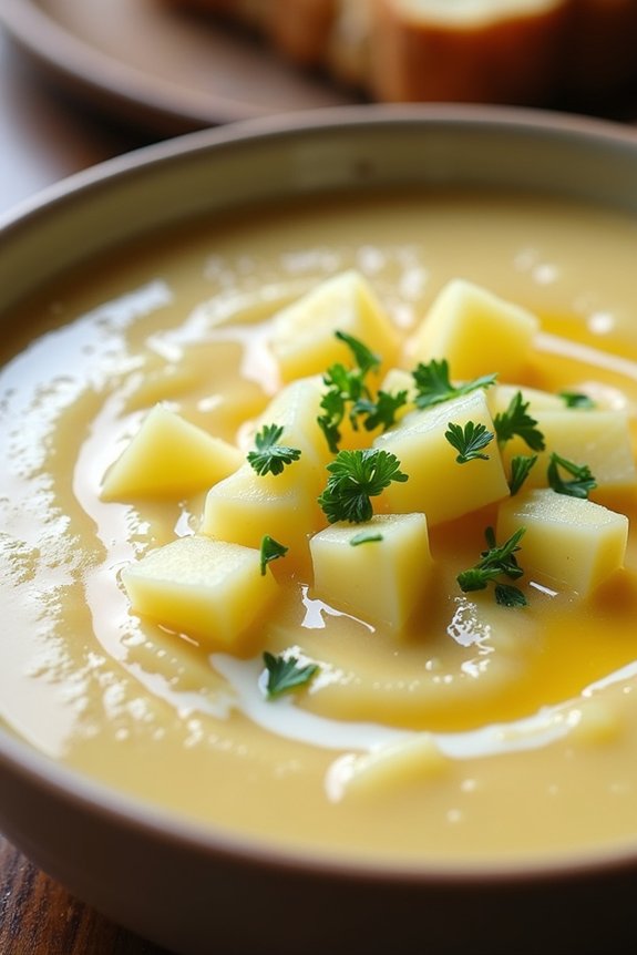 creamy potato leek soup