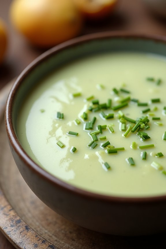 creamy potato leek soup
