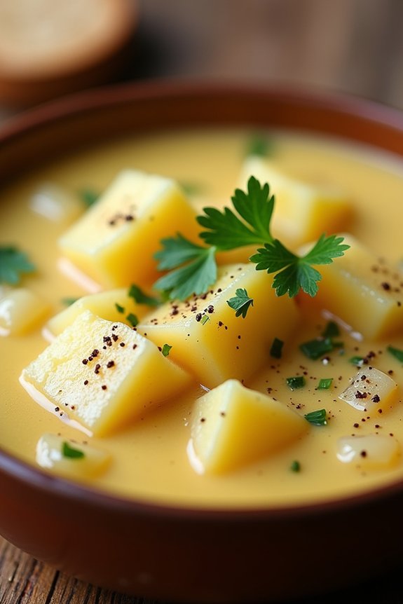 creamy potato leek stew
