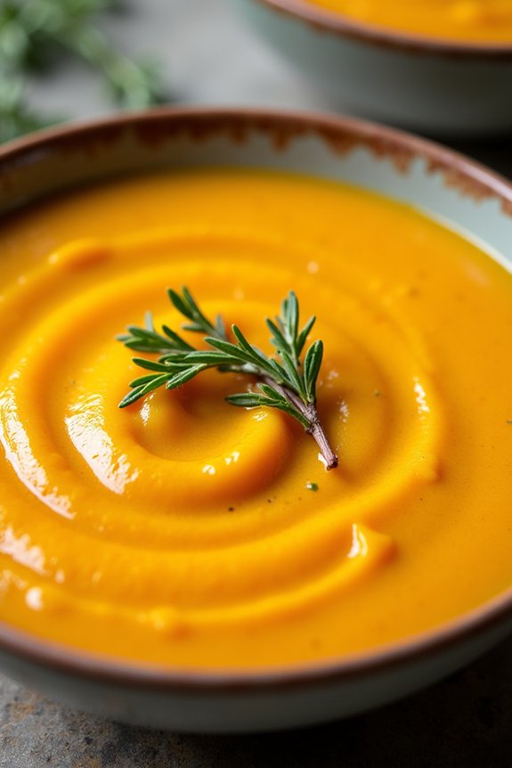 creamy roasted butternut squash soup