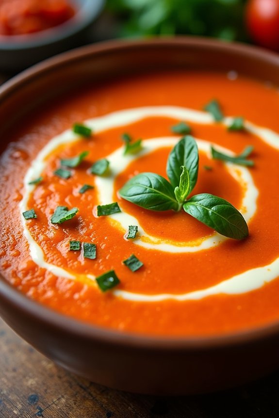 creamy roasted pepper soup