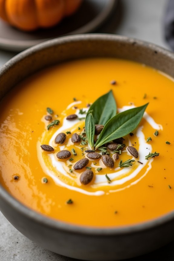 creamy roasted squash bisque