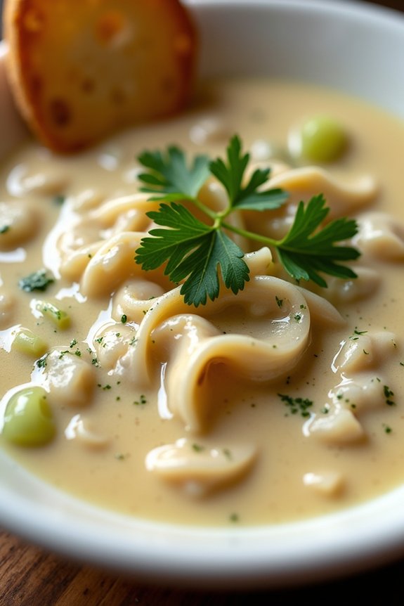 creamy savory oyster stew