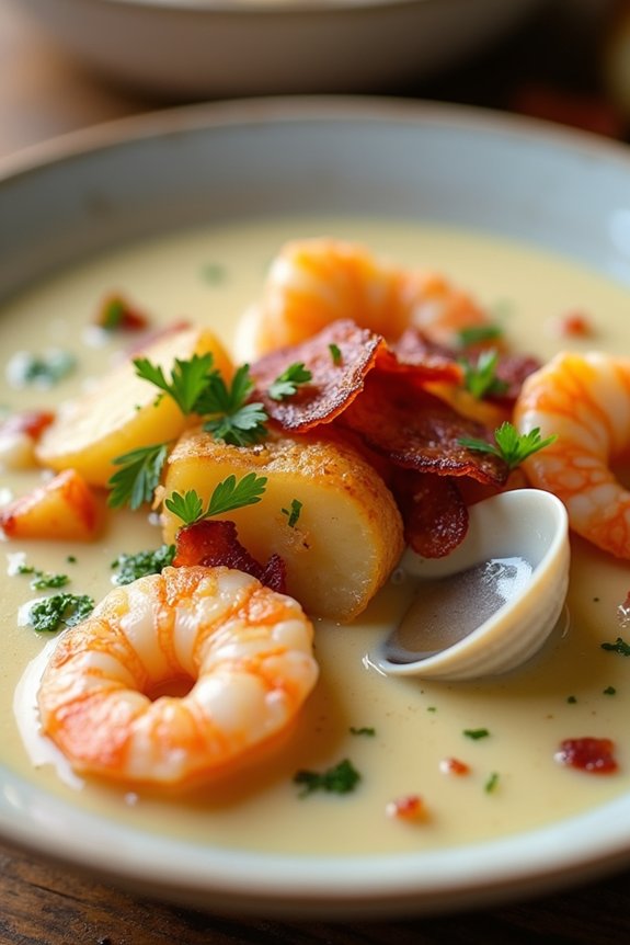 creamy seafood comfort dish